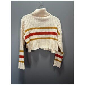 Cropped, Striped Sweater